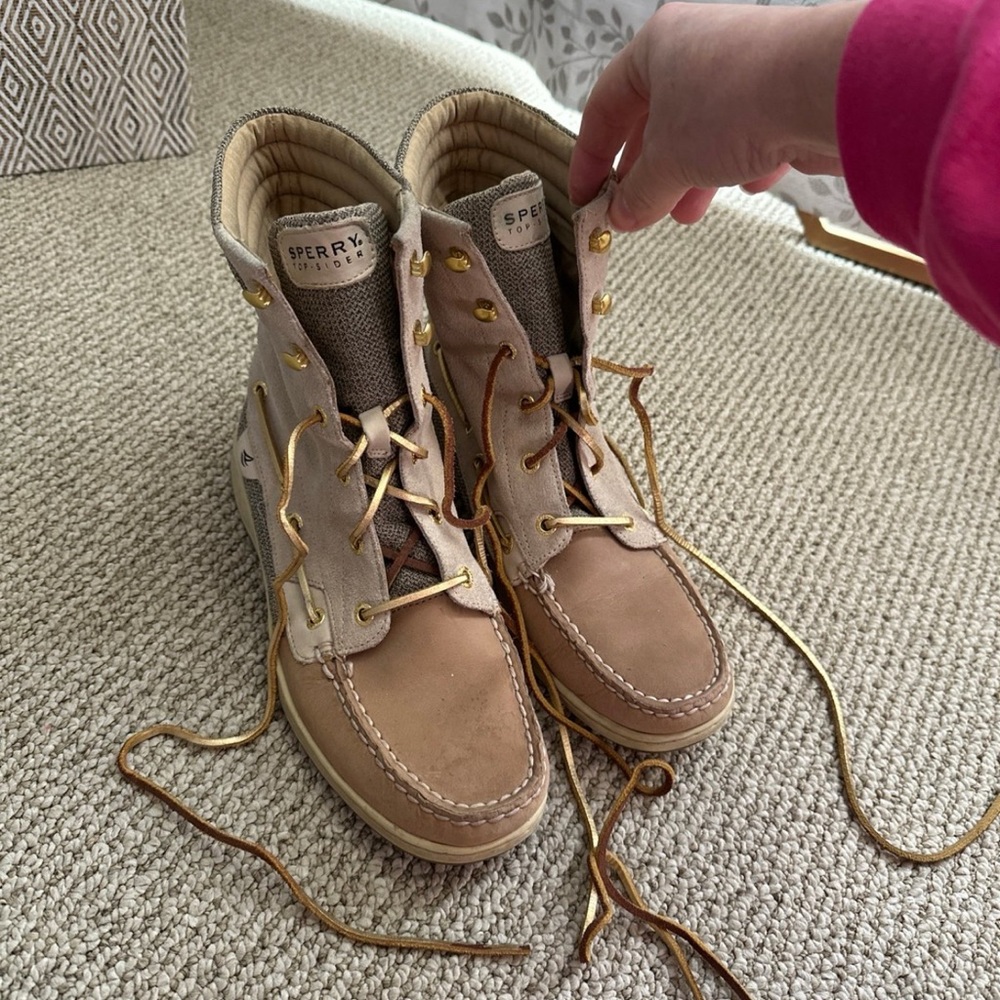 Sperry Top Sider Boat Shoe Boots Size 10